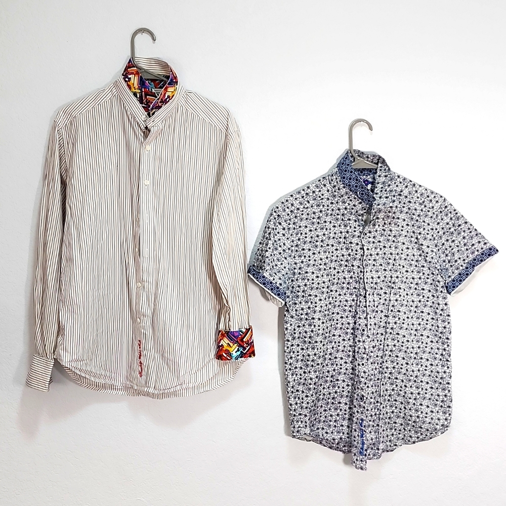 USED Robert Graham shirt Bundle...excellent condition...Super Beautiful Shirts!